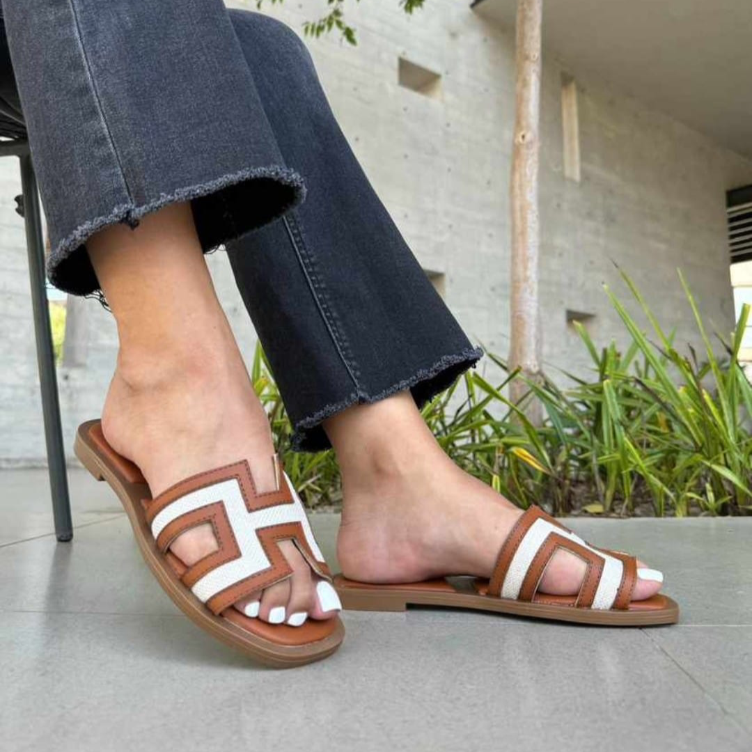 H-Classic Camel con Blanco